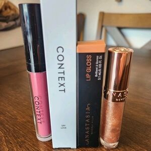 ANASTASIA Beverly Hills Lip Gloss  Amber Sparkle  NIB Context Lip Say Love New